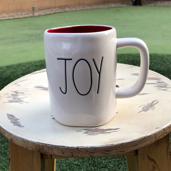 NWT Rae Dunn Joy 2021 Holiday Ceramic Mug - Picture 1 of 5
